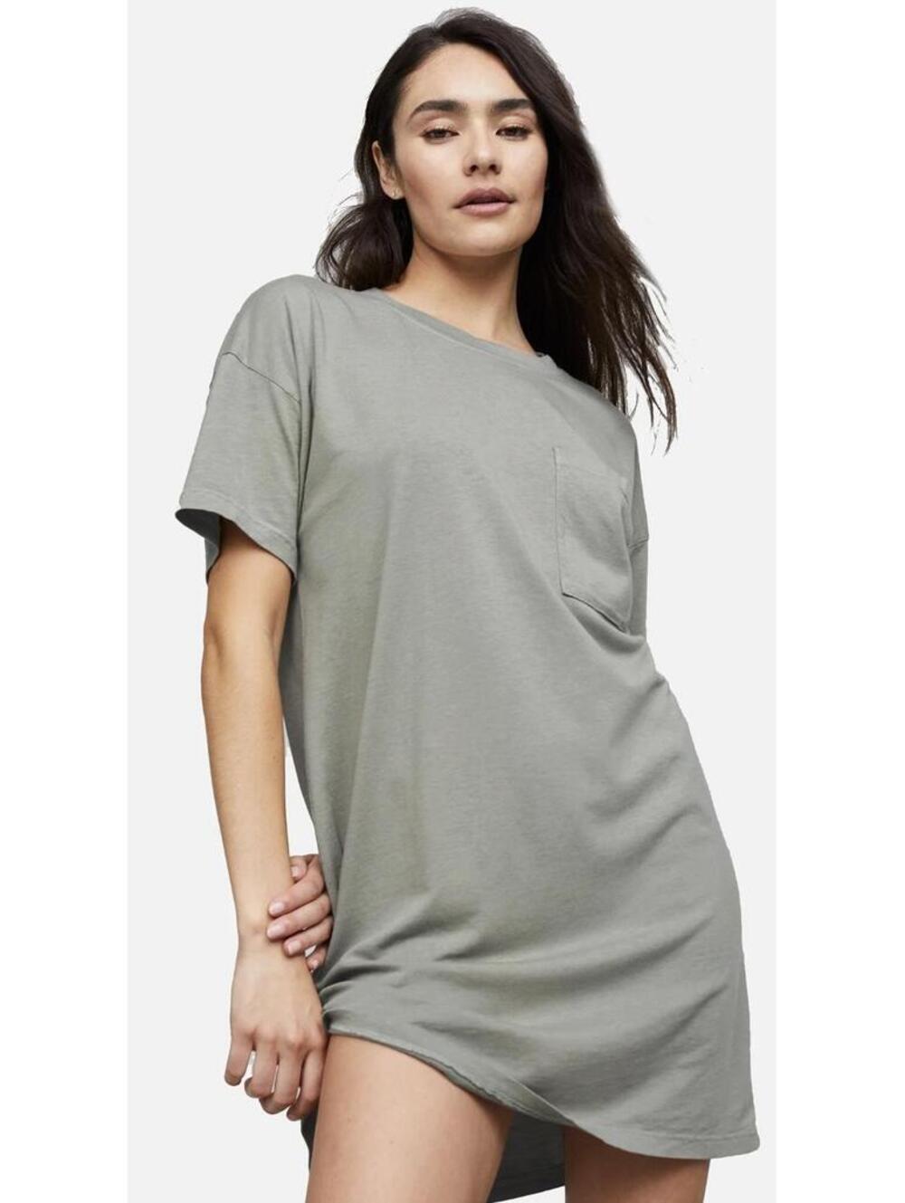 Mate the Label Organic Tencel Sleep Tee Dress (XS)
